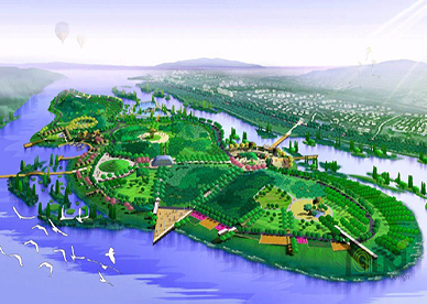 江西莲湖洲生态农业科技示范园总体规划